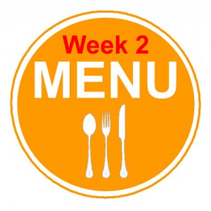 Menu Week 2