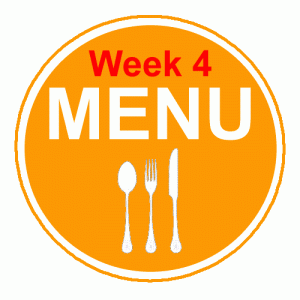 Menu Week 4